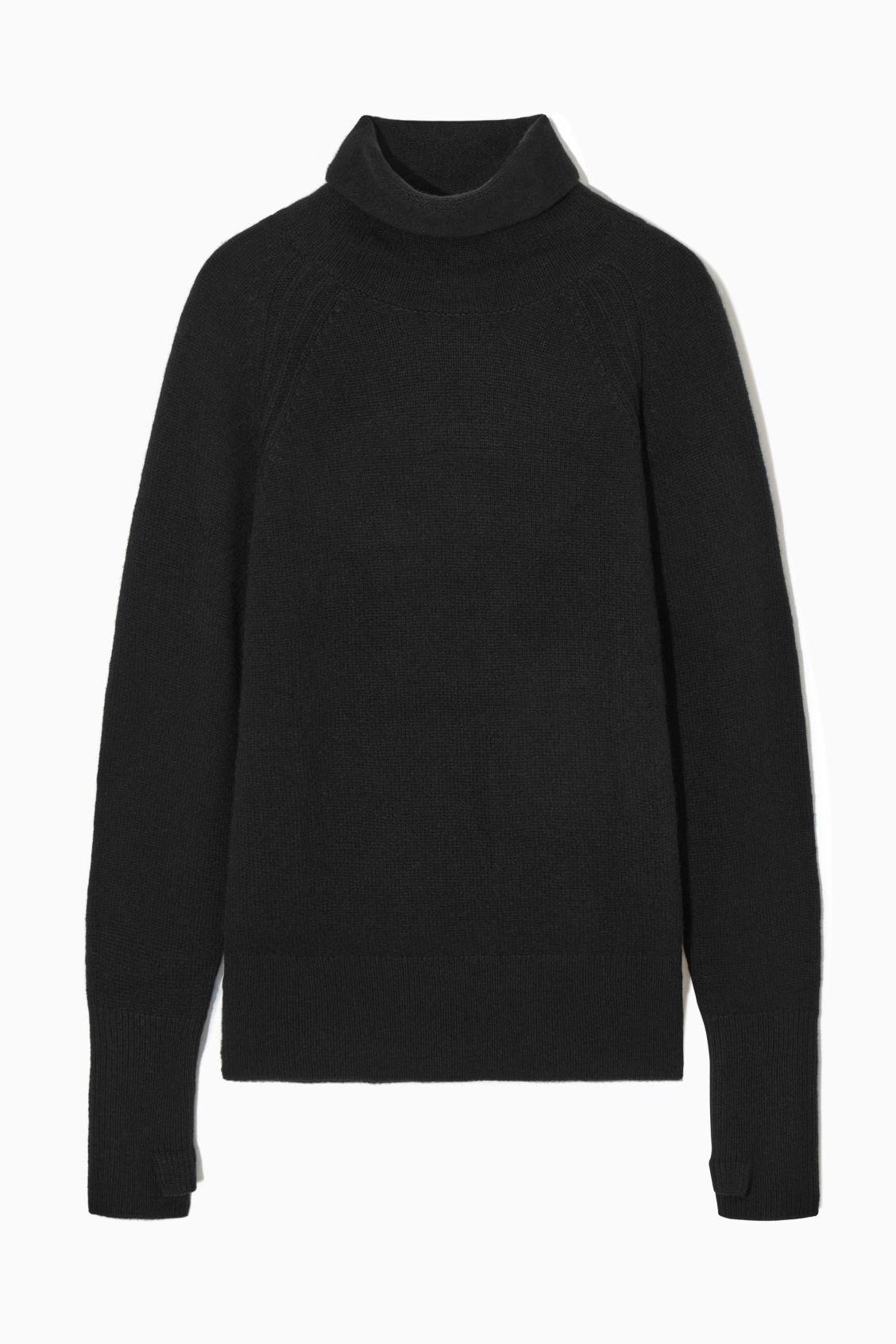 PURE CASHMERE TURTLENECK SWEATER Product Image