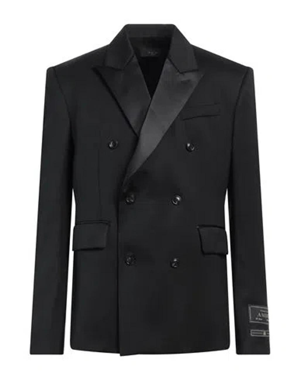 AMIRI Man Blazer Black Size 44 Wool Product Image