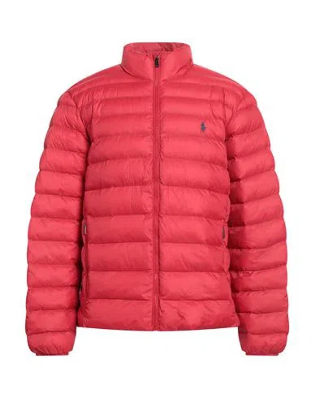 POLO RALPH LAUREN Packable Quilted Jacket Man Puffer Red Size Xl Recycled Nylon Product Image