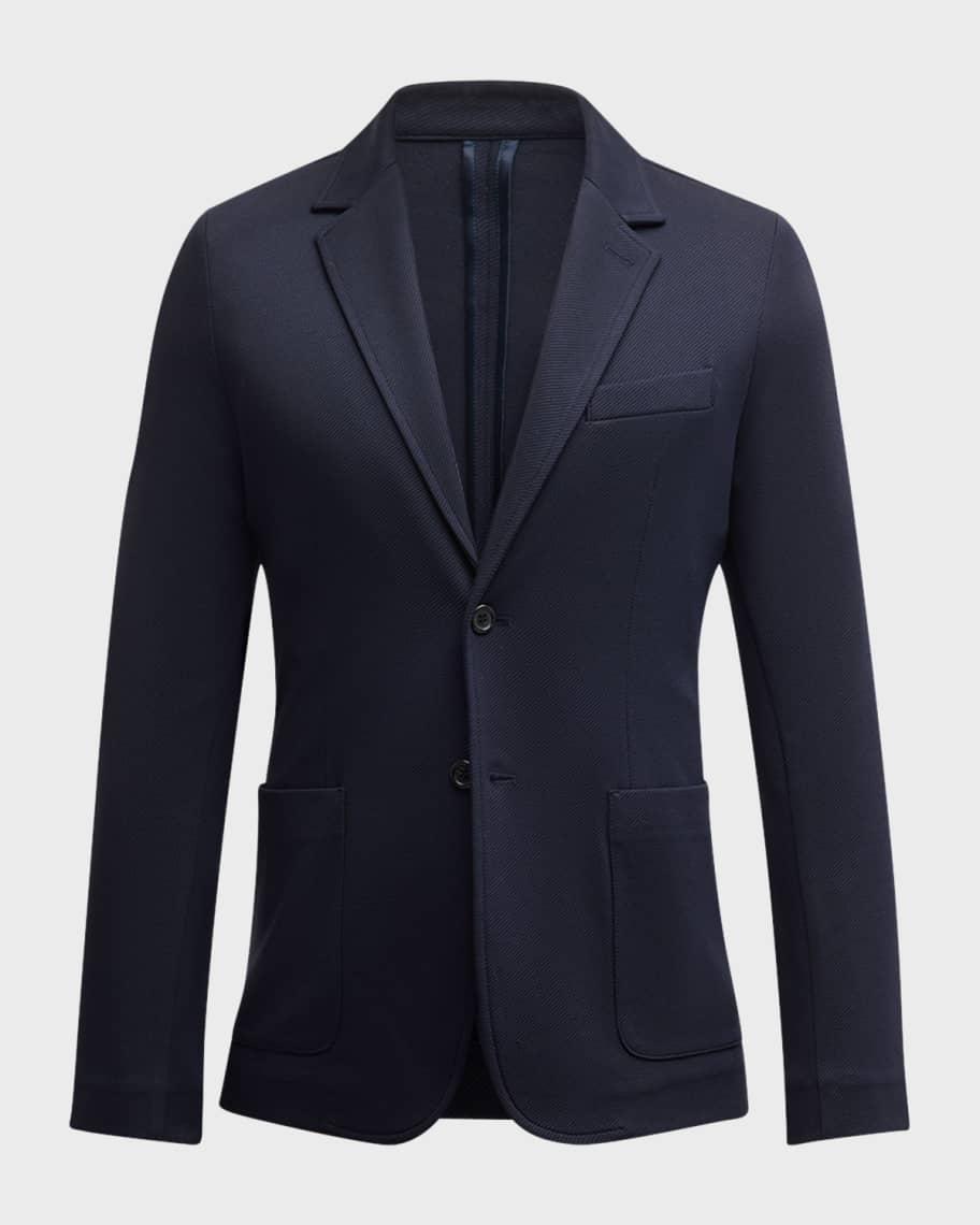 Men's 2-Button Twill Blazer Product Image