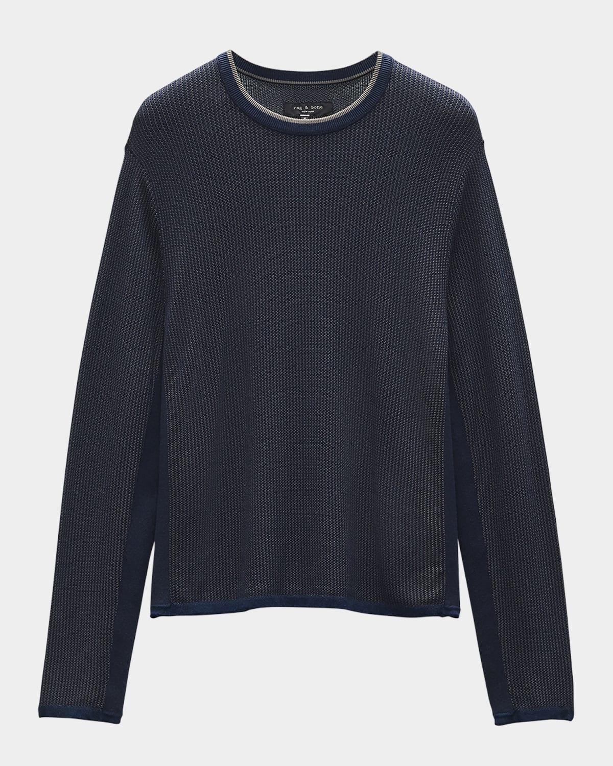 Mens Harvey Cotton-Blend Crewneck Sweater Product Image