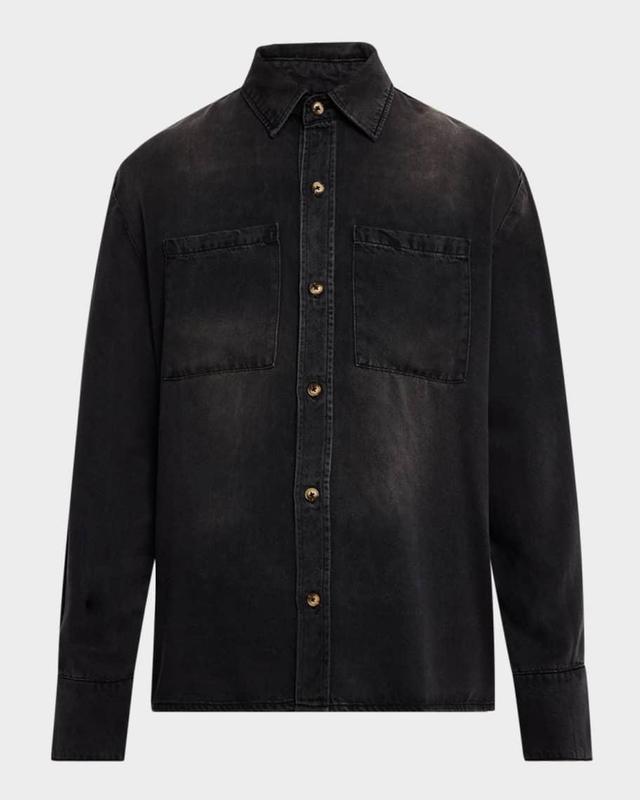 Men's Titan Denim Button-Down Shirt Product Image