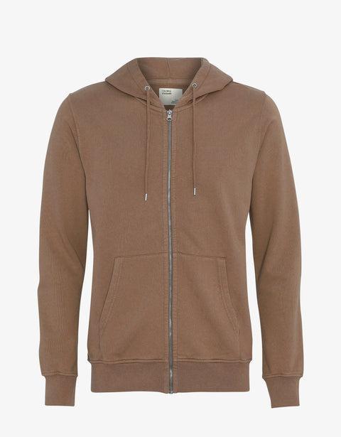 Classic Organic Zip Hood - Desert Khaki Product Image