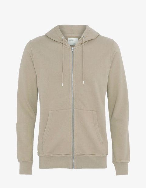 Classic Organic Zip Hood - Oyster Grey product image