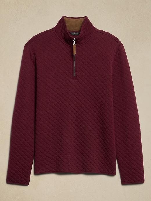 Quilted Half Zip Product Image