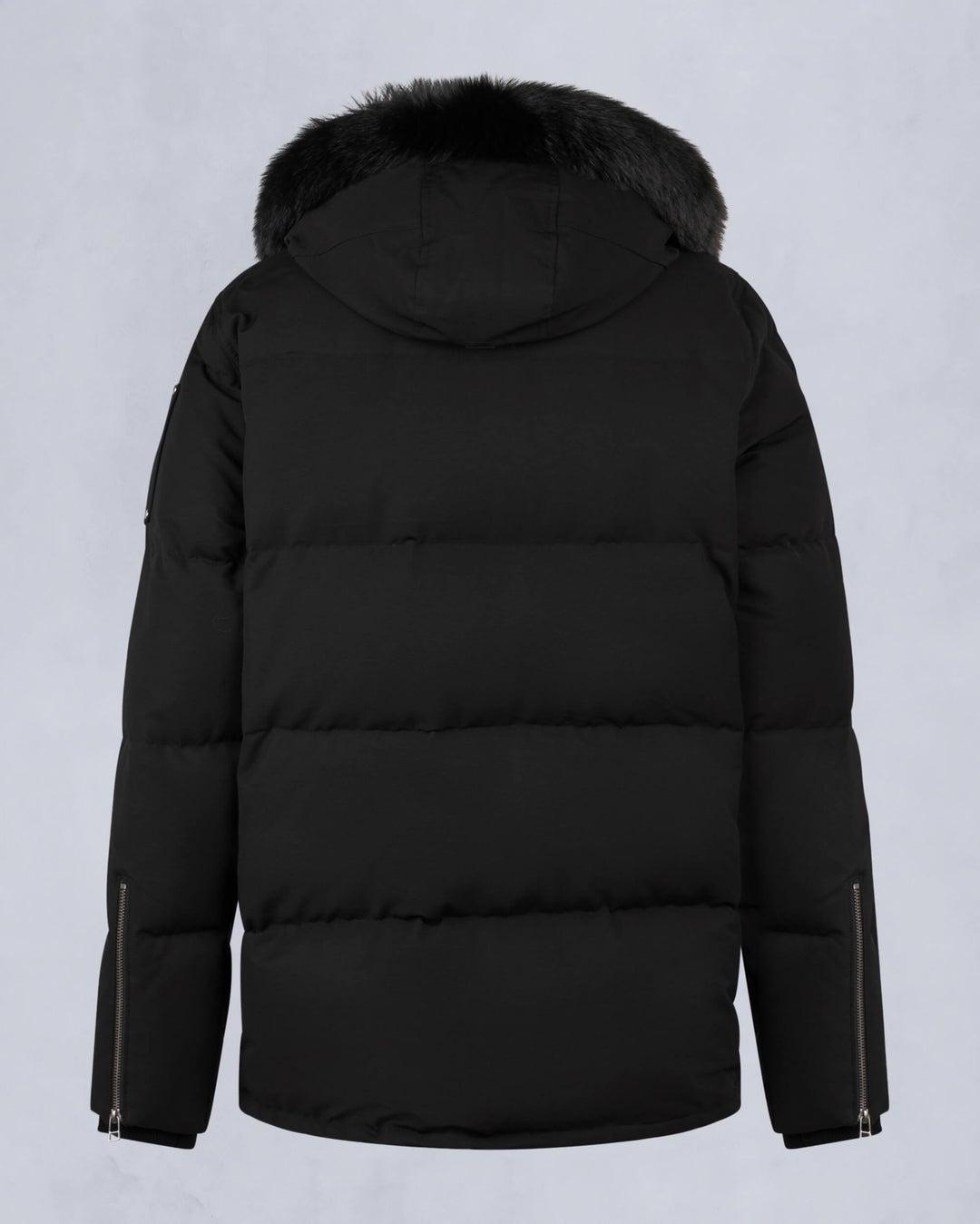 Moose Knuckles Mens Original 3Q Jacket in Black with Black Shearling Product Image