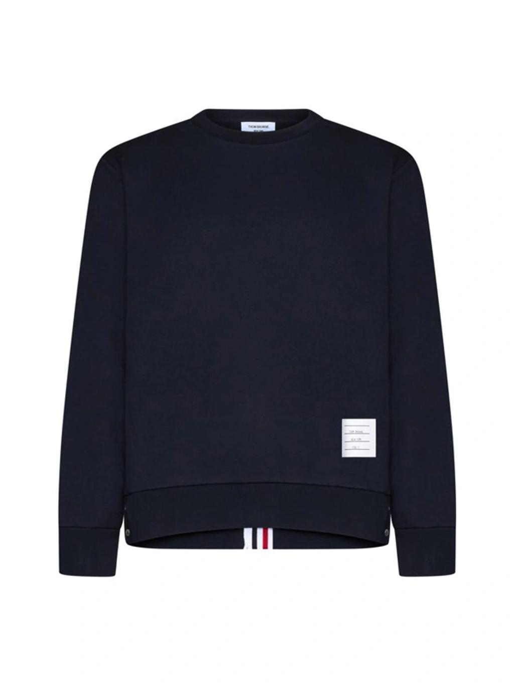 Sweater In Navy Blue Product Image