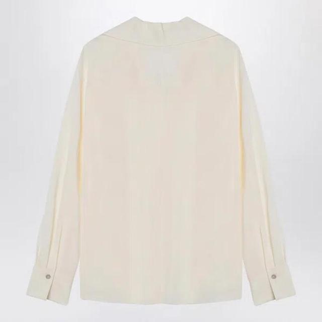 Ivory Shirt In White Product Image