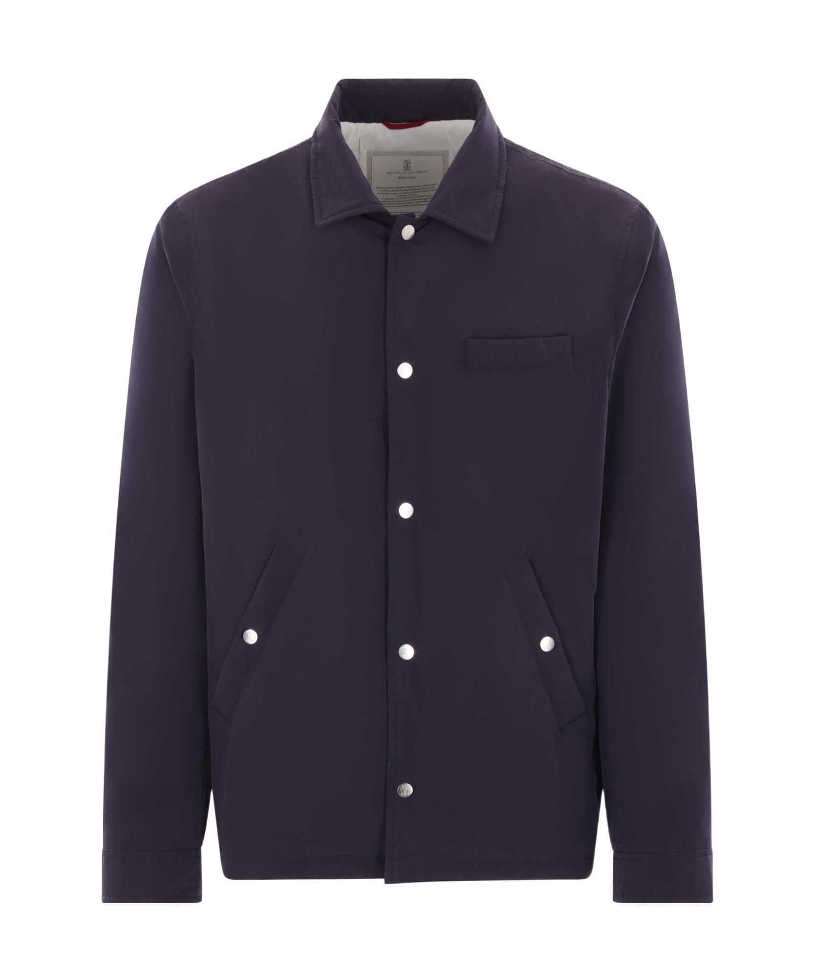 BRUNELLO CUCINELLI Water-resistant Jacket In Black Product Image