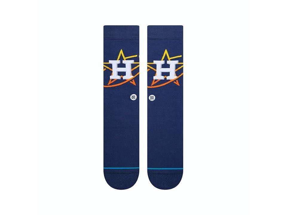 Stance Astros Connect Crew Cut Socks Shoes Product Image