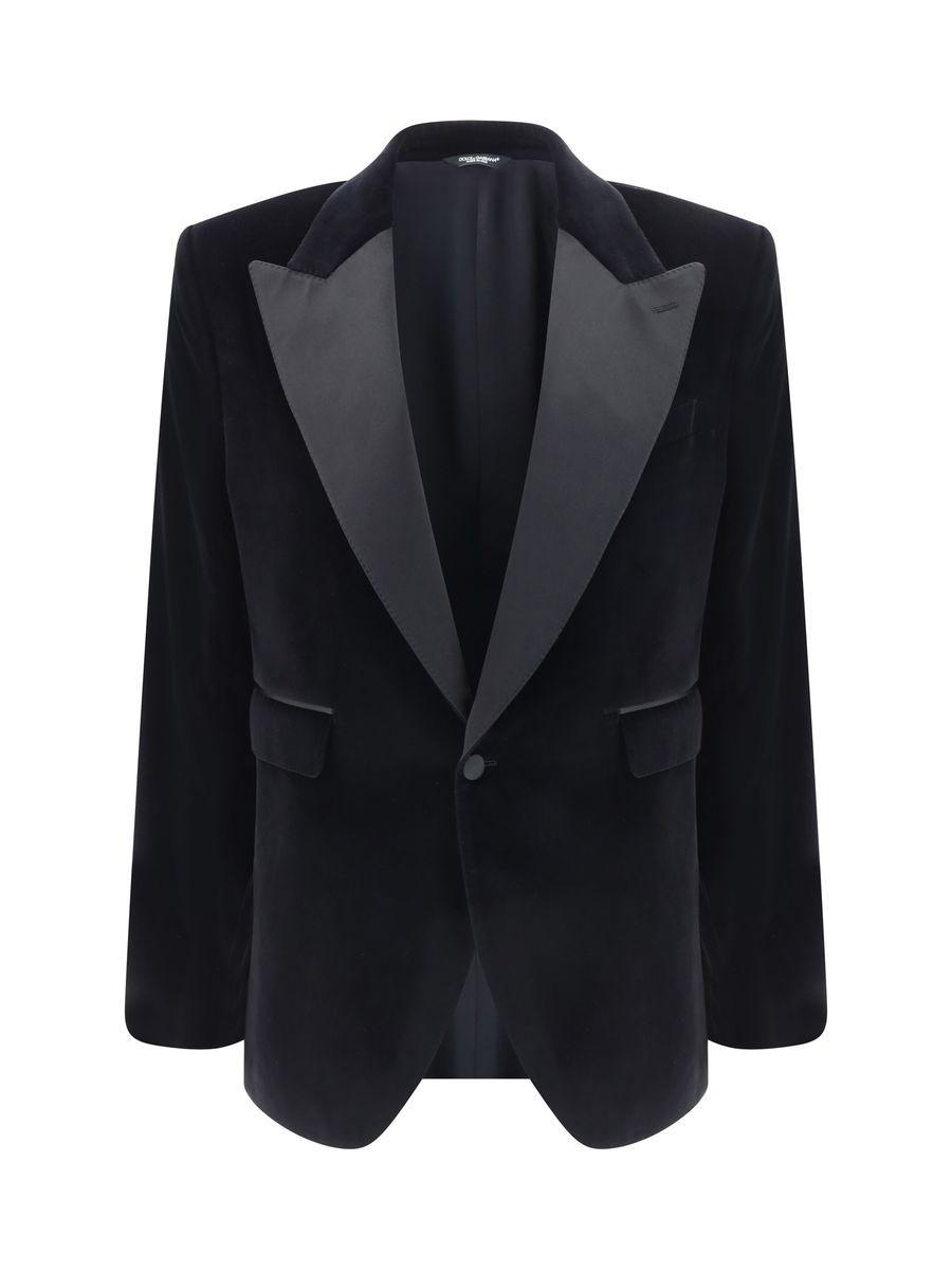 Black Velvet Jacket Product Image