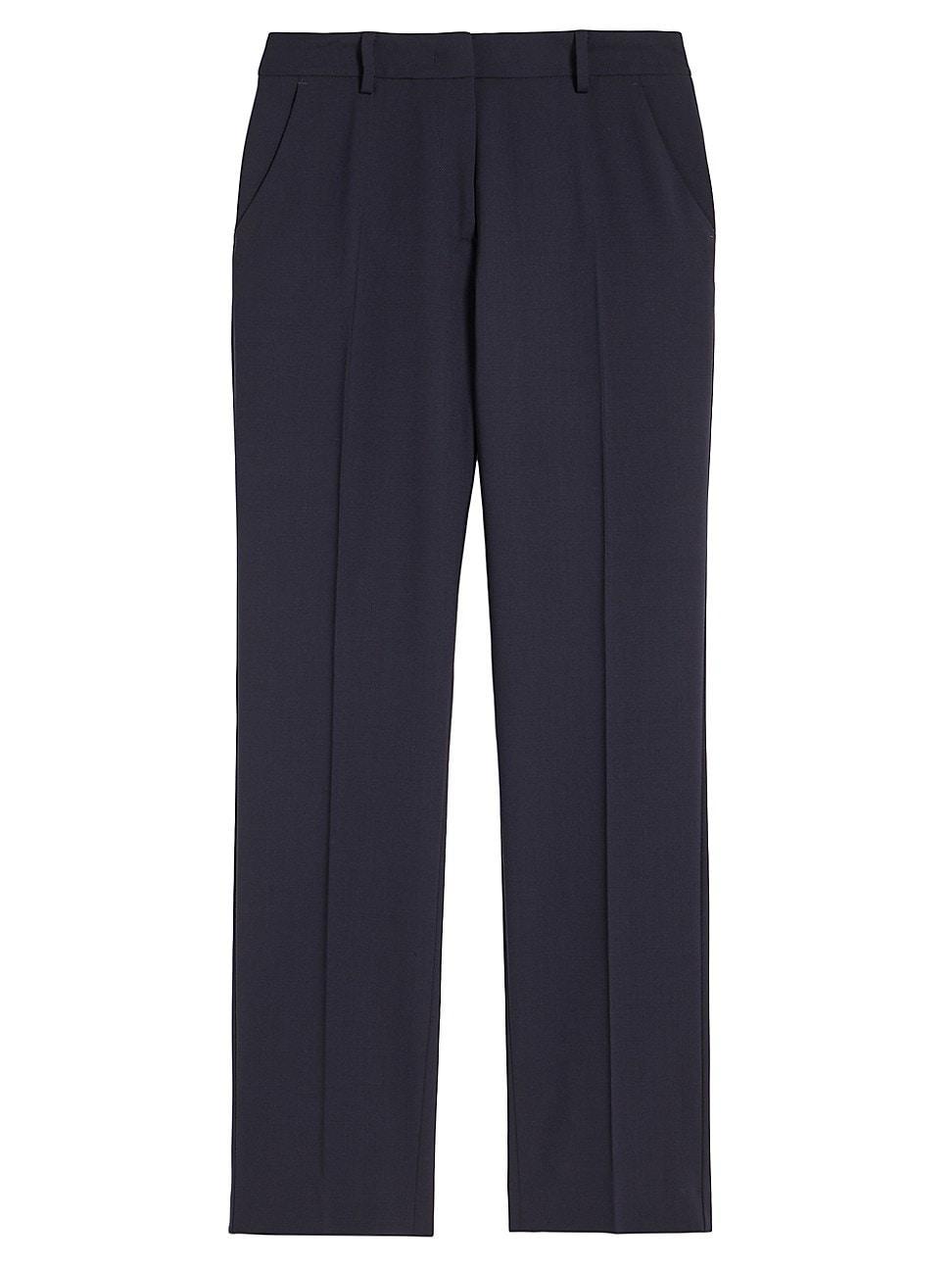 Womens Classic Wool Crop Trousers product image