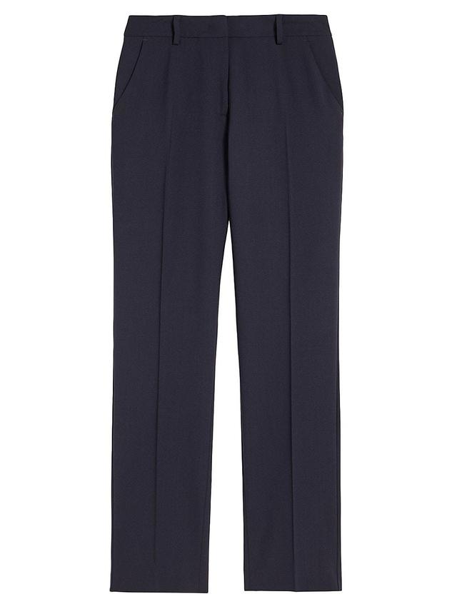 Womens Classic Wool Crop Trousers Product Image