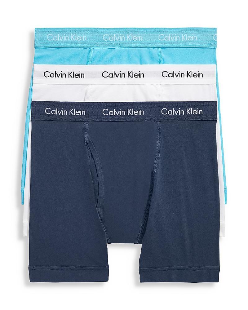 Calvin Klein Cotton Stretch Solid Boxer Briefs 3 Product Image