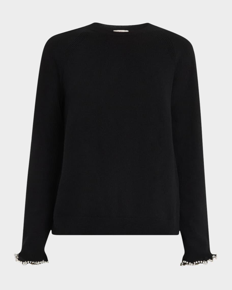 Bead-Trim Cashmere Sweater product image