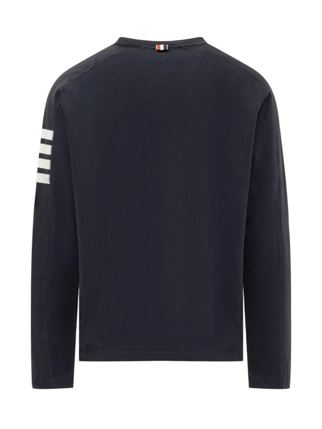 Long Sleeved T-shirt In Blue Product Image