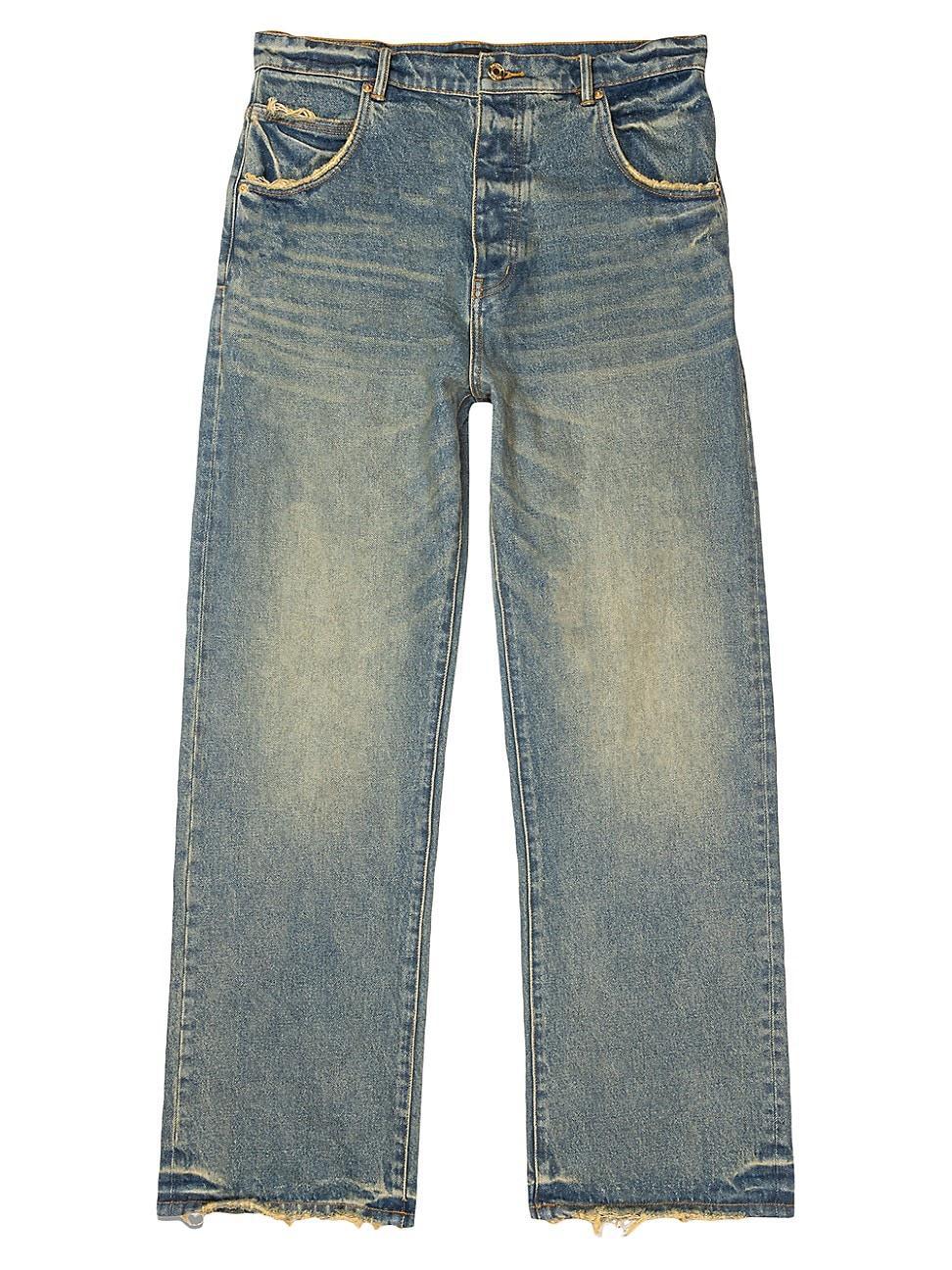 Mens P018 Vintage Relaxed-Fit Jeans Product Image