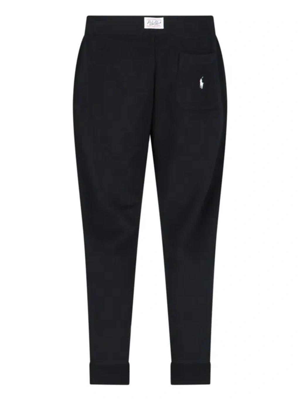 Logo Track Pants In Black Product Image