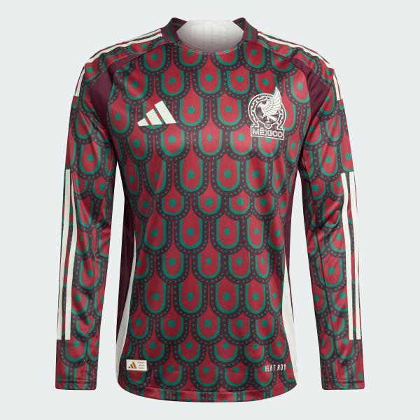 Mexico 24 Long Sleeve Home Authentic Jersey Product Image