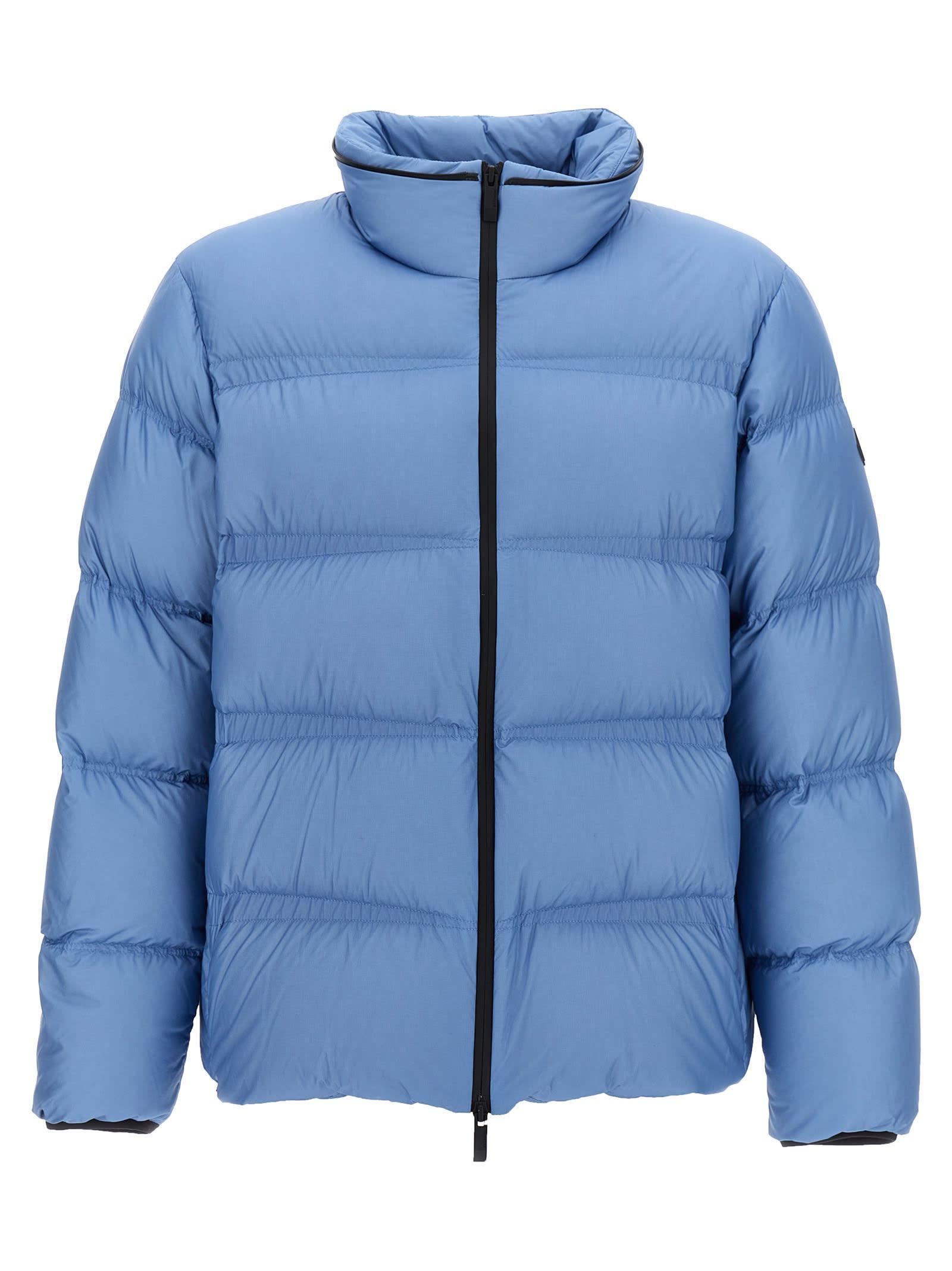 MONCLER Down Jacket In Blue Product Image