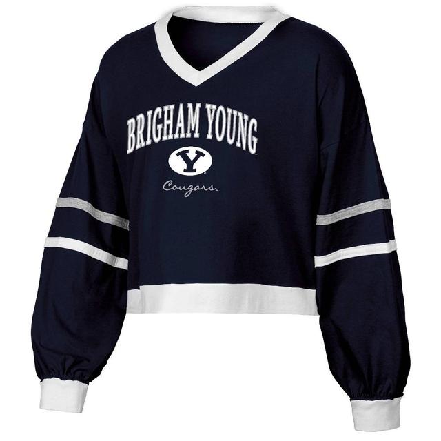 NCAA BYU Cougars Womens Long Sleeve V-Neck T-Shirt Product Image