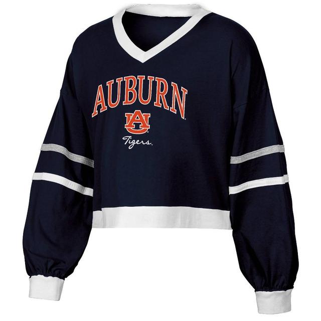 NCAA Auburn Tigers Womens Long Sleeve V-Neck T-Shirt Product Image