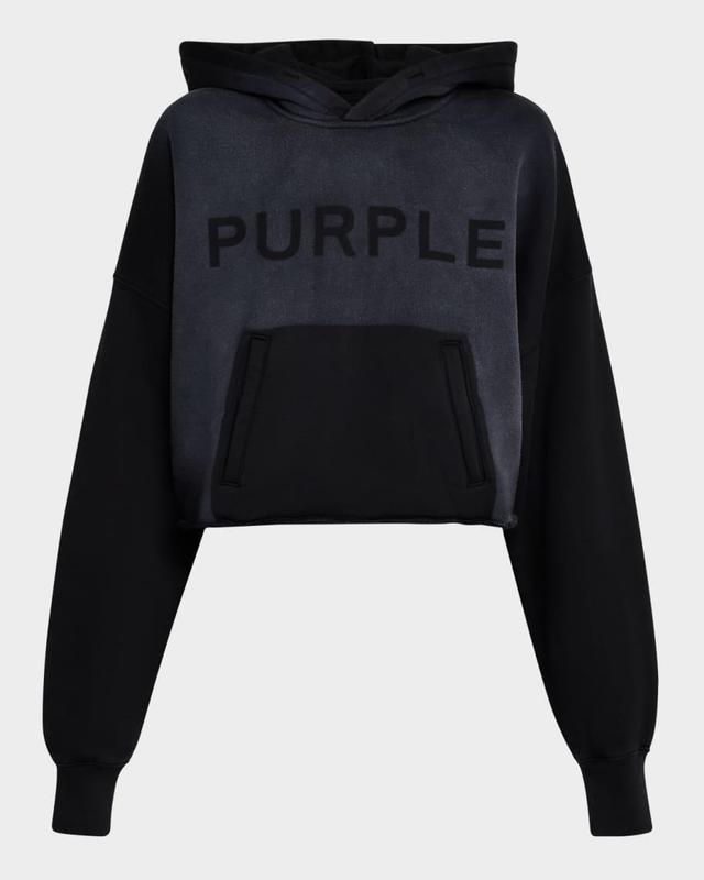 Cropped Fleece Logo Hoodie Product Image