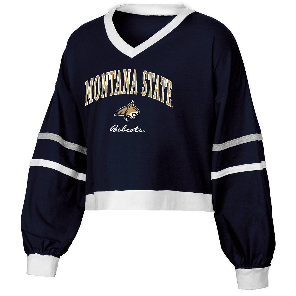 NCAA Montana State Bobcats Womens Long Sleeve V-Neck T-Shirt product image