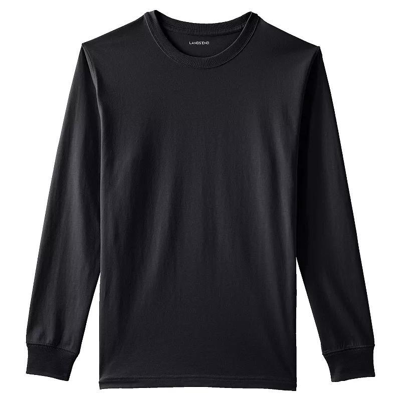 Mens Lands End Super-T Long Sleeve T-Shirt Product Image