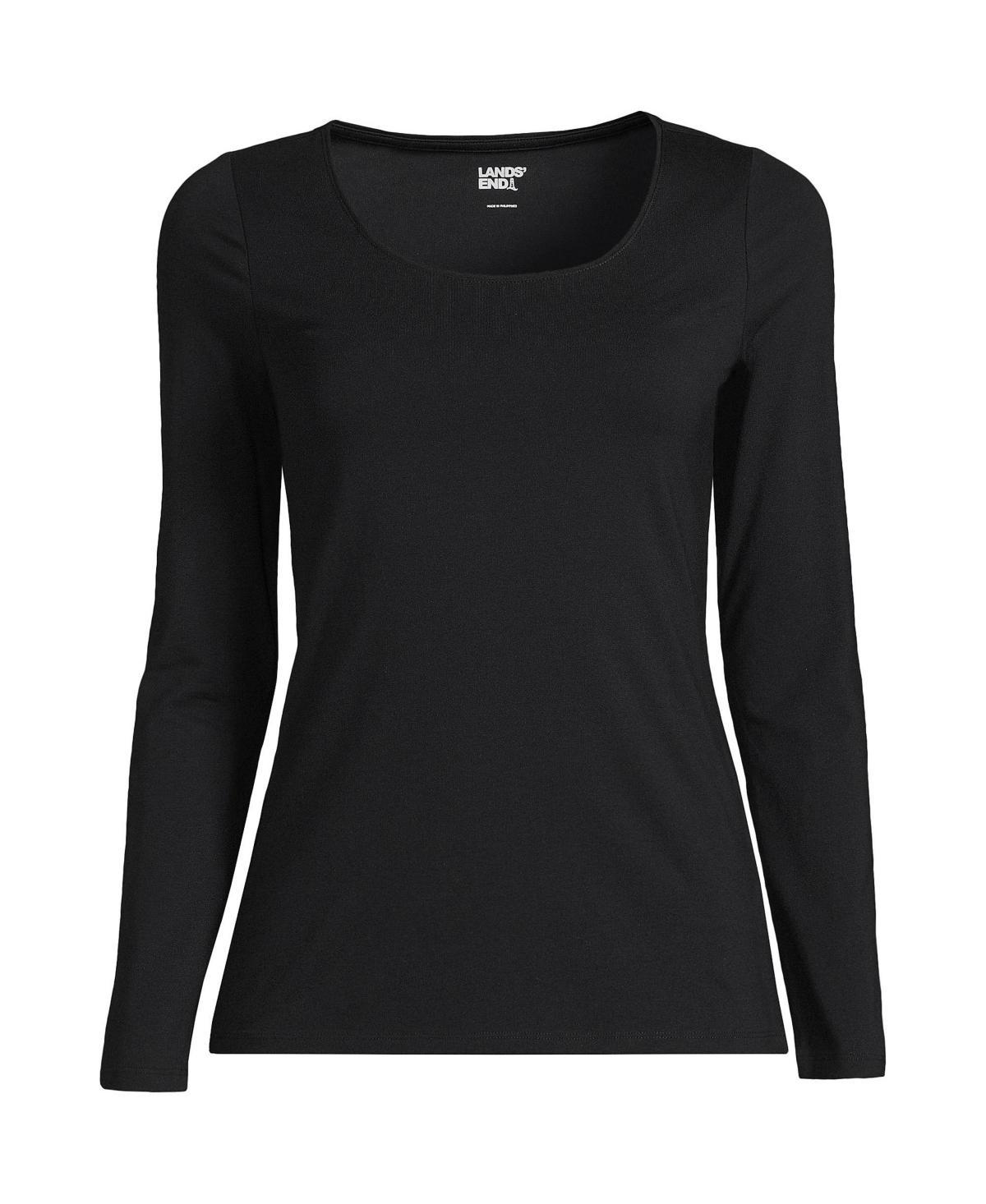 Lands End Womens Lightweight Jersey T-shirt Product Image