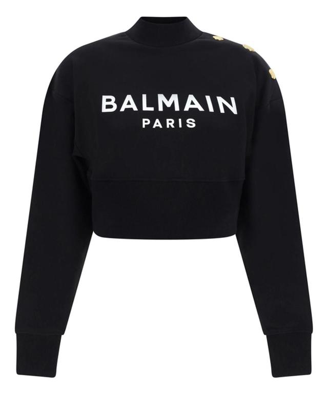 Sweatshirt In Black Product Image