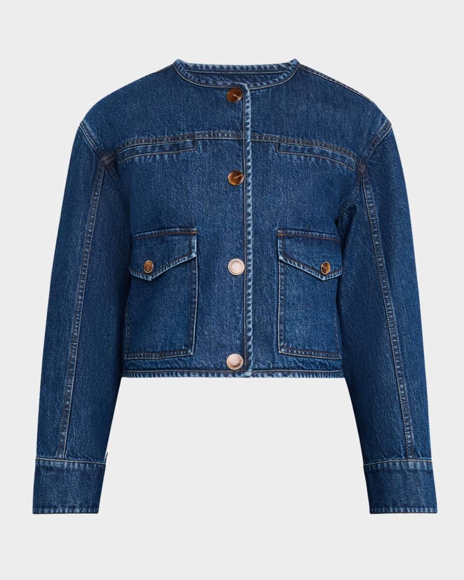 Kent Denim Button Down Jacket Product Image