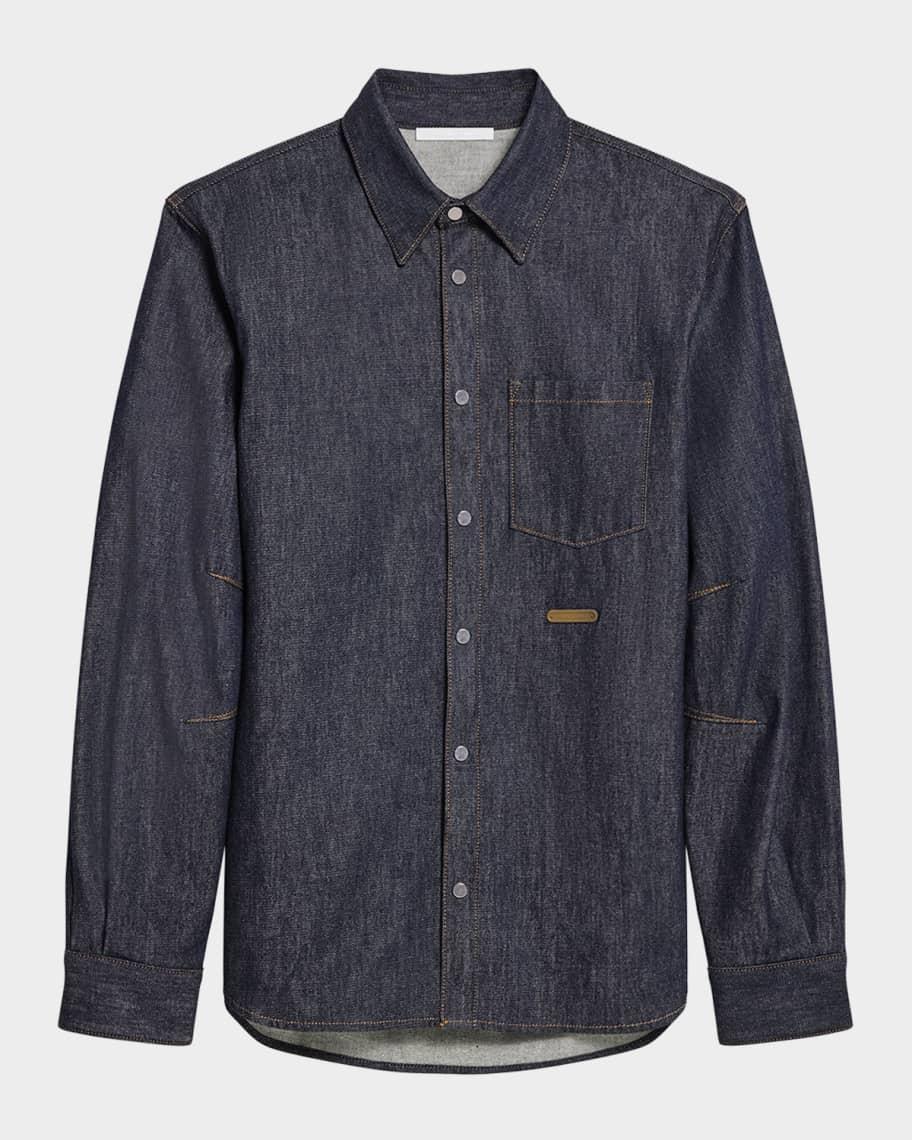 Men's Raw Denim Overshirt Product Image