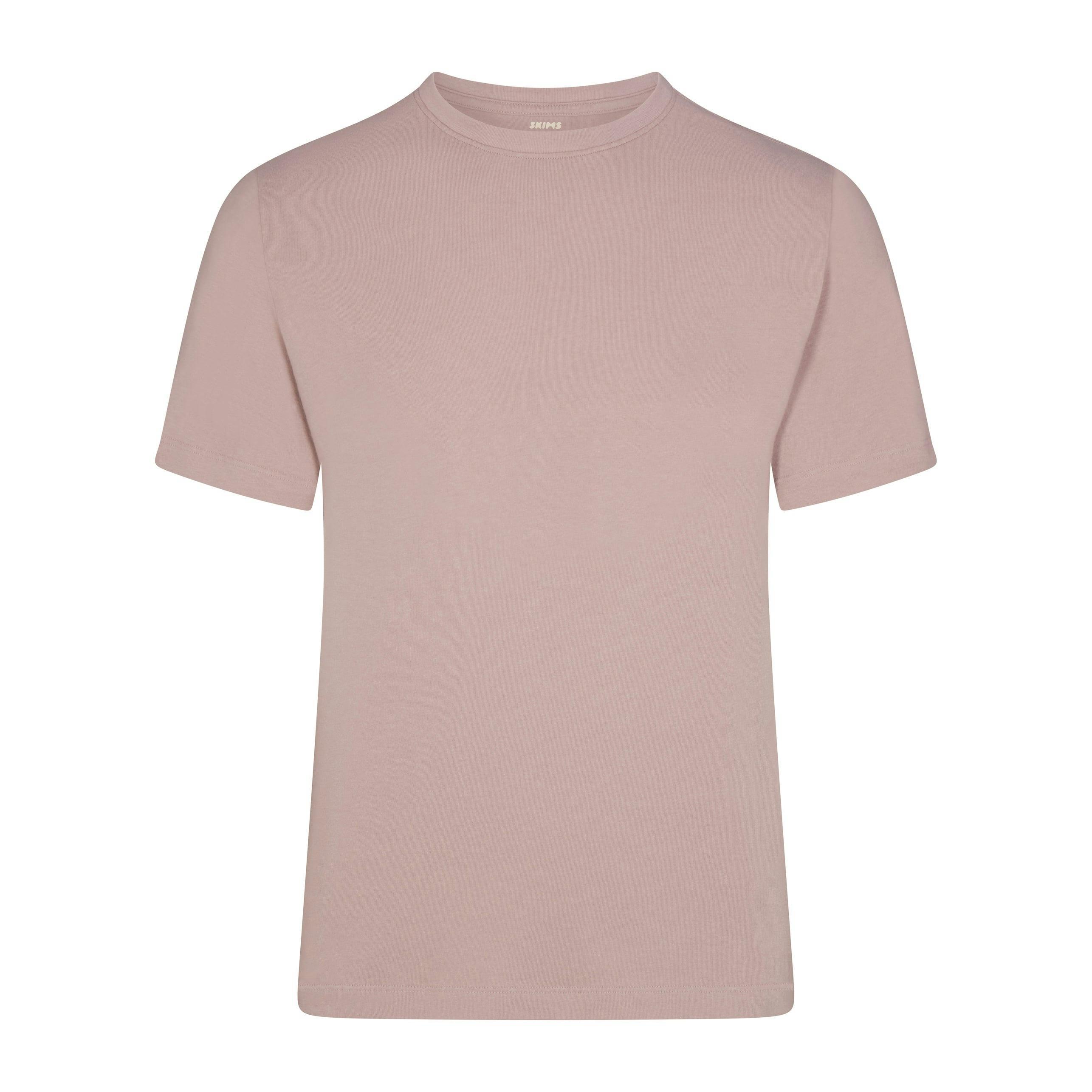 SKIMS COTTON MENS CLASSIC T-SHIRT | FAWN Product Image