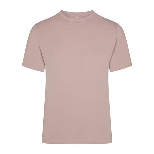 SKIMS COTTON MENS CLASSIC T-SHIRT | FAWN Product Image