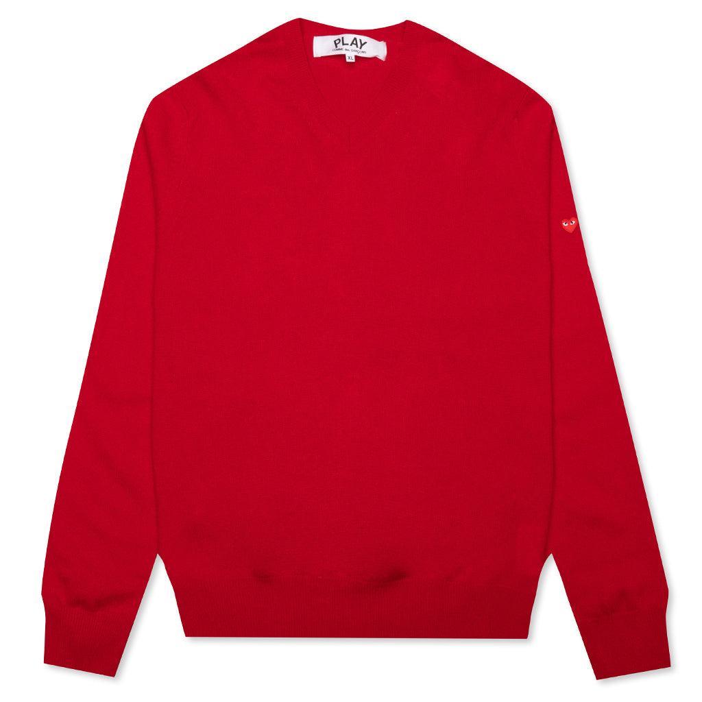 Small Heart Sweater - Red Male Product Image