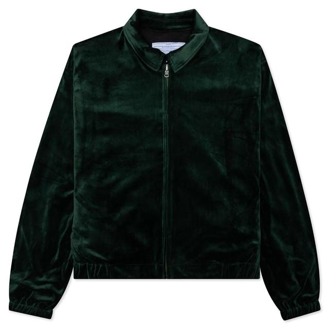 Velour Reversible Jacket - Green Male Product Image