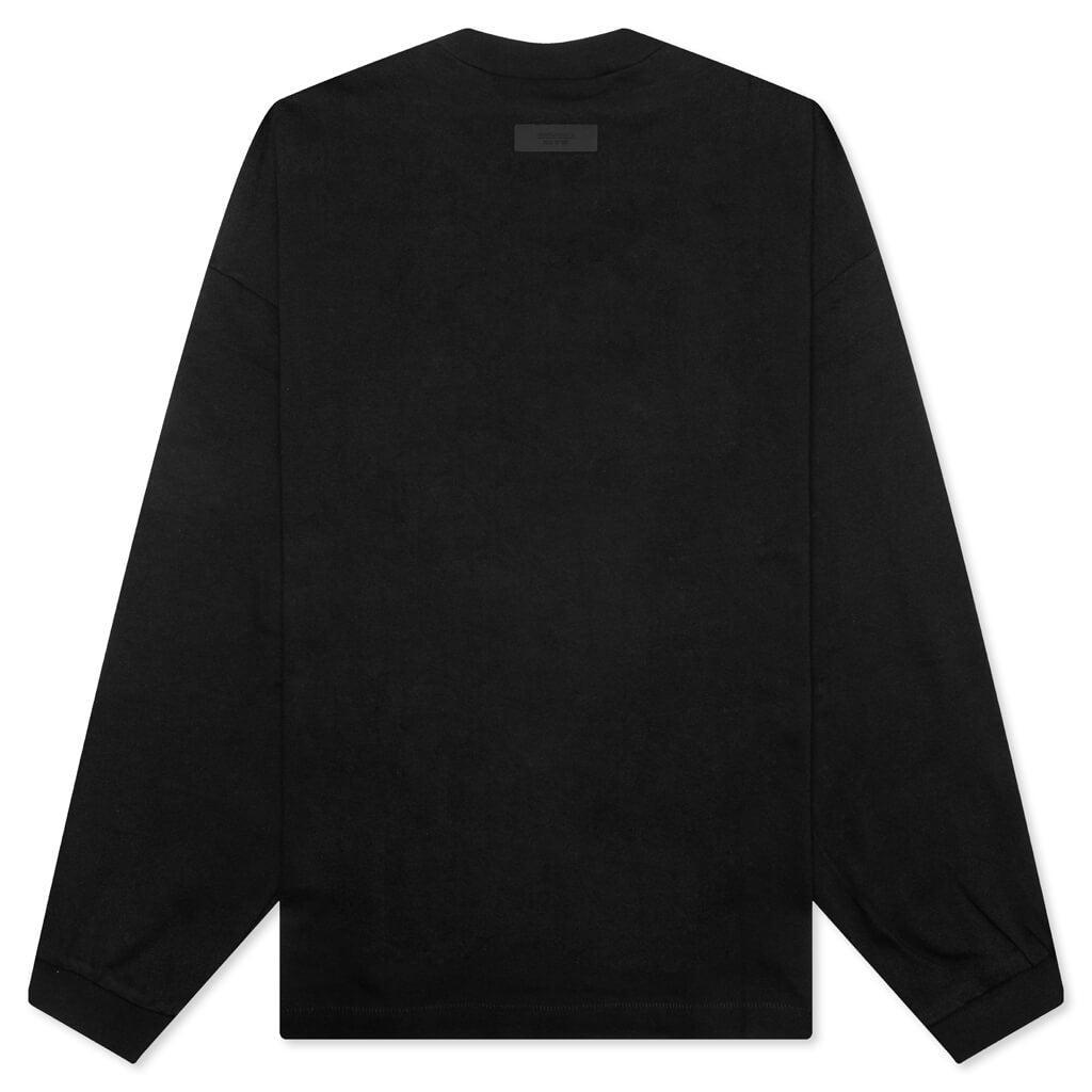 Essentials Heavy L/S Tee - Black Male Product Image