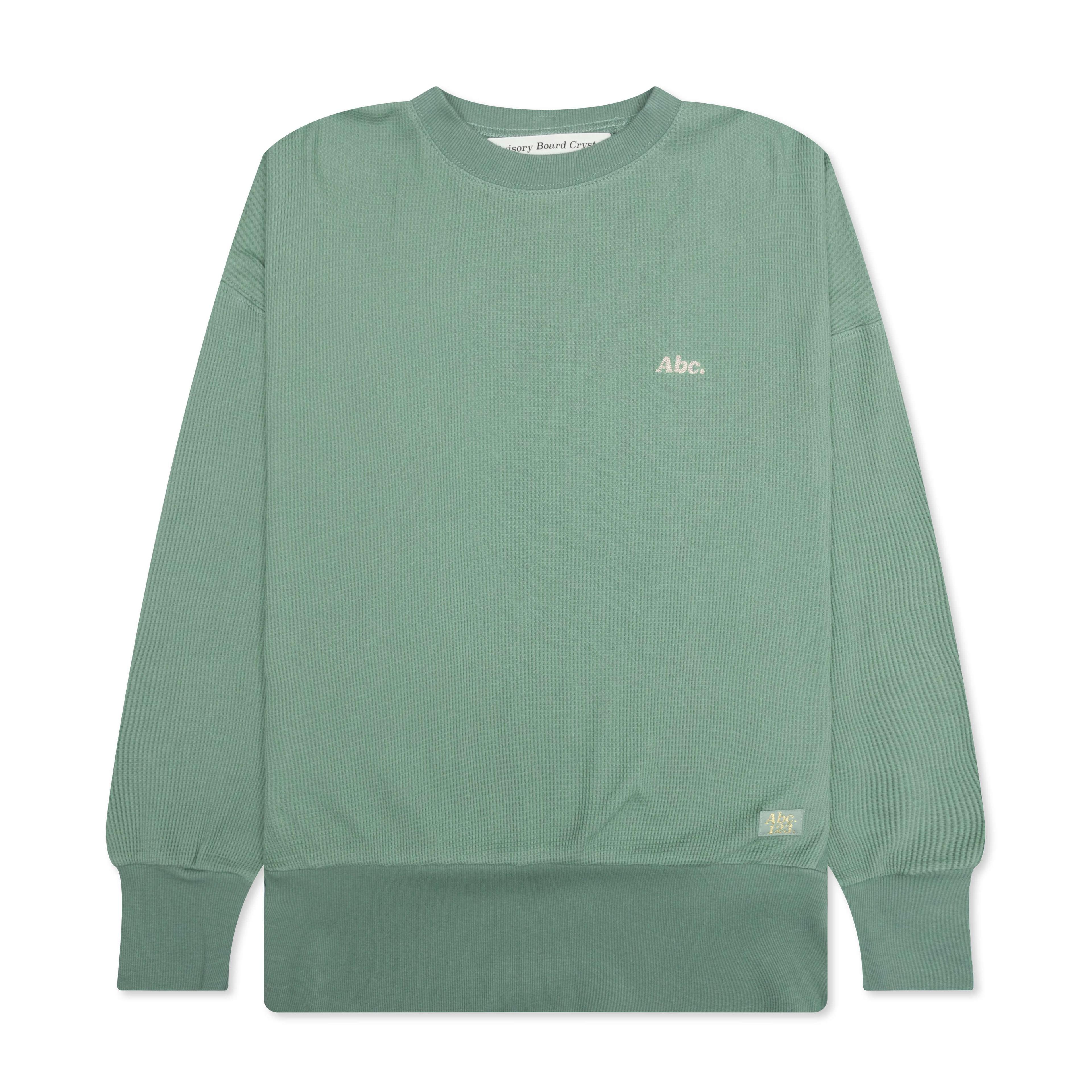 Waffle Crewneck - Aventurine Green Male Product Image