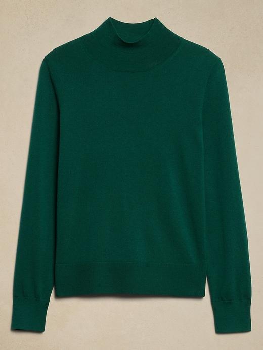 Merino Wool Turtleneck Sweater Product Image