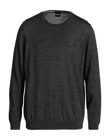 HUGO BOSS Boss Man Sweater Steel Grey Size 3xl Virgin Wool Product Image