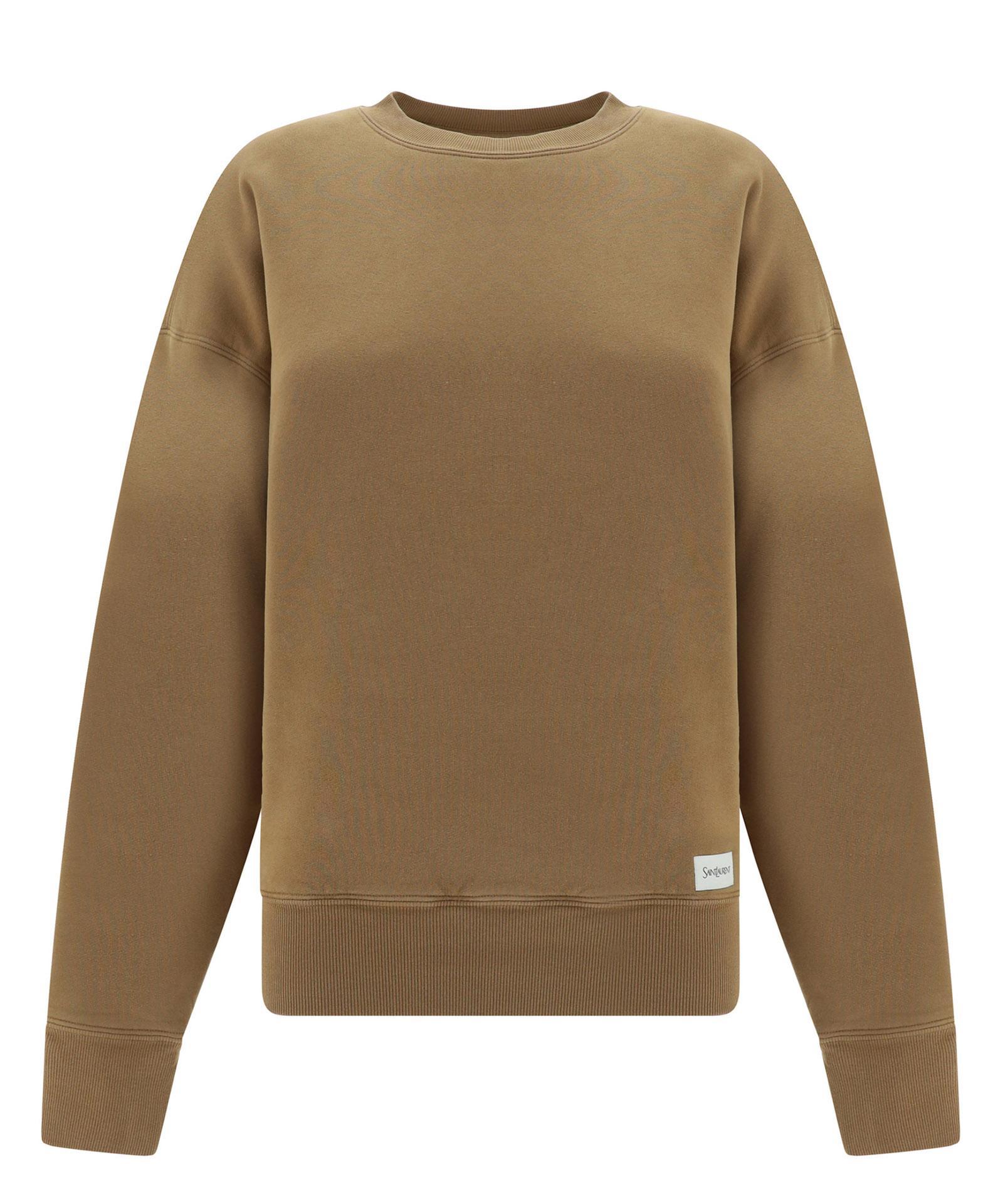 SAINT LAURENT Sweatshirt In Brown Product Image