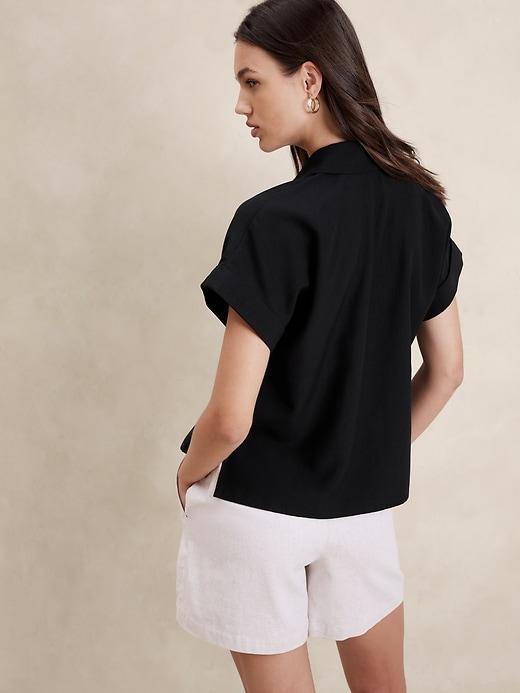 Collar-Neck Top Product Image