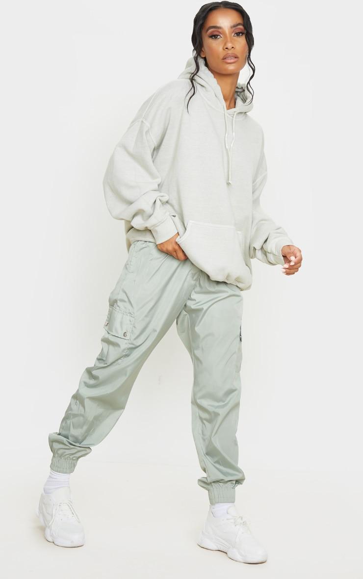 Sage Oversized Basic Hoodie Product Image