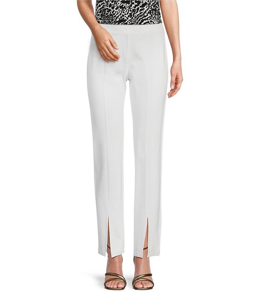 MICHAEL Michael Kors High Rise Straight Leg Split Hem Coordinating Pants Product Image