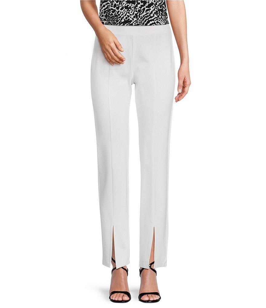 MICHAEL Michael Kors High Rise Straight Leg Split Hem Coordinating Pants Product Image