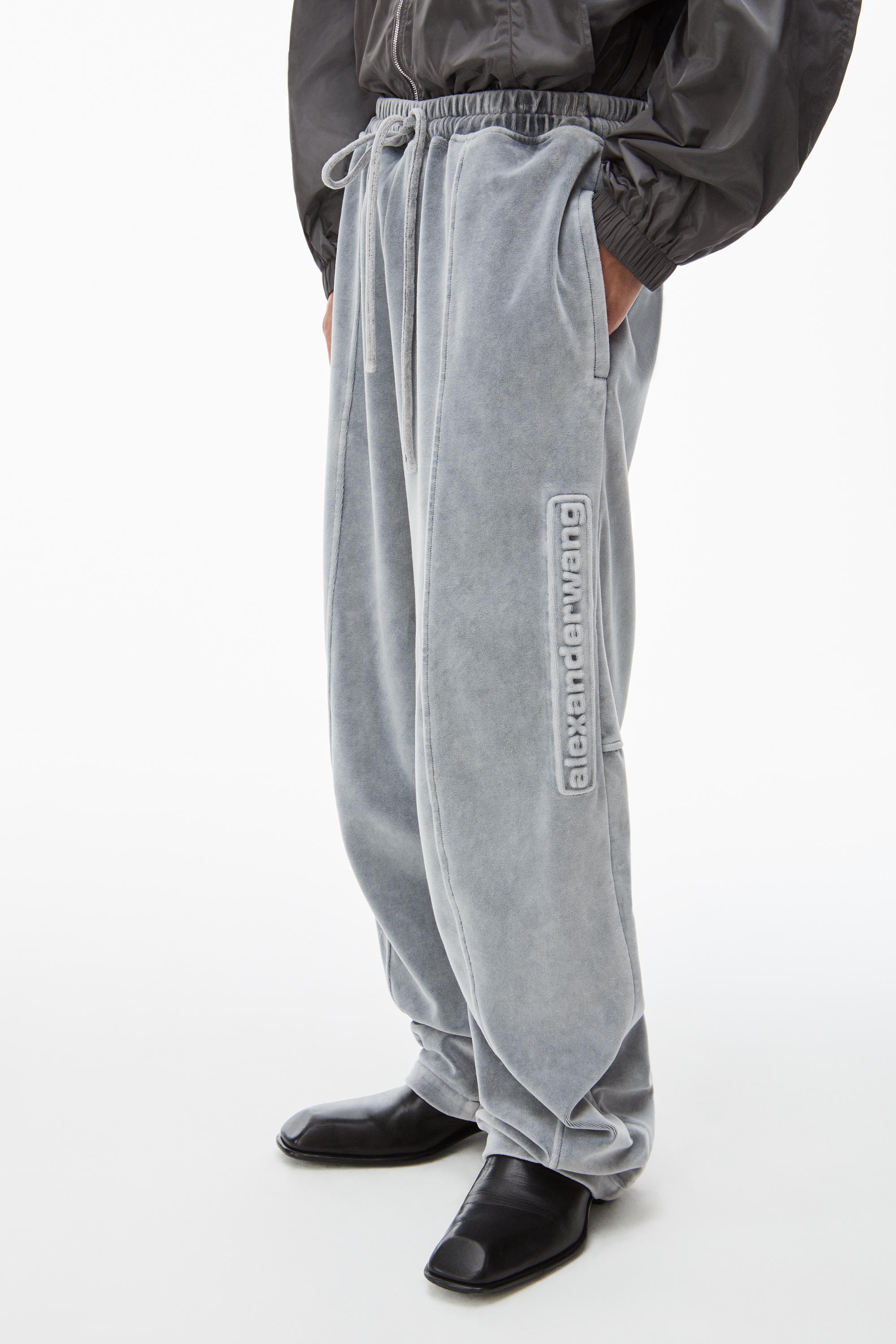 Logo Track Pant In Velour Product Image