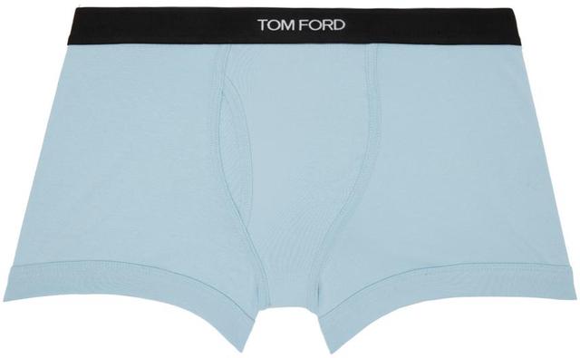 Blue Classic Fit Boxer Briefs In 444 Aqua Product Image