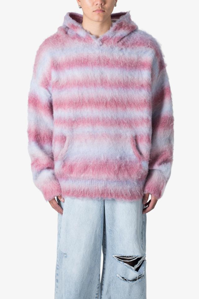 Striped Mohair Hoodie - Multi Product Image