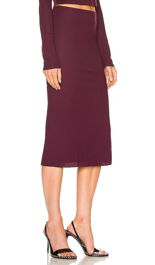 COTTON CITIZEN x REVOLVE Melbourne Midi Skirt With Slit Size L, M, S. Product Image